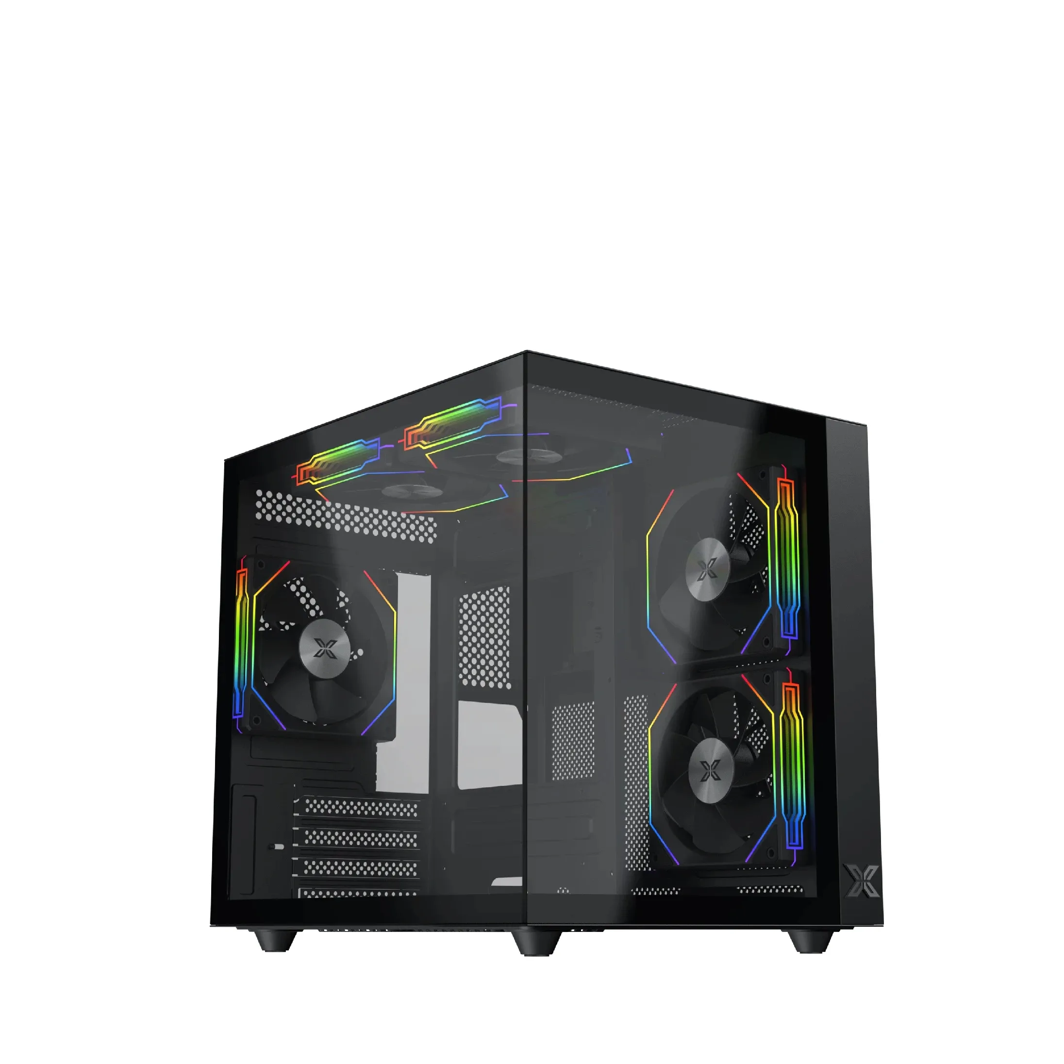 Xigmatek кутия Case mATX - Aqua M Lite - 5 ARGB Fans