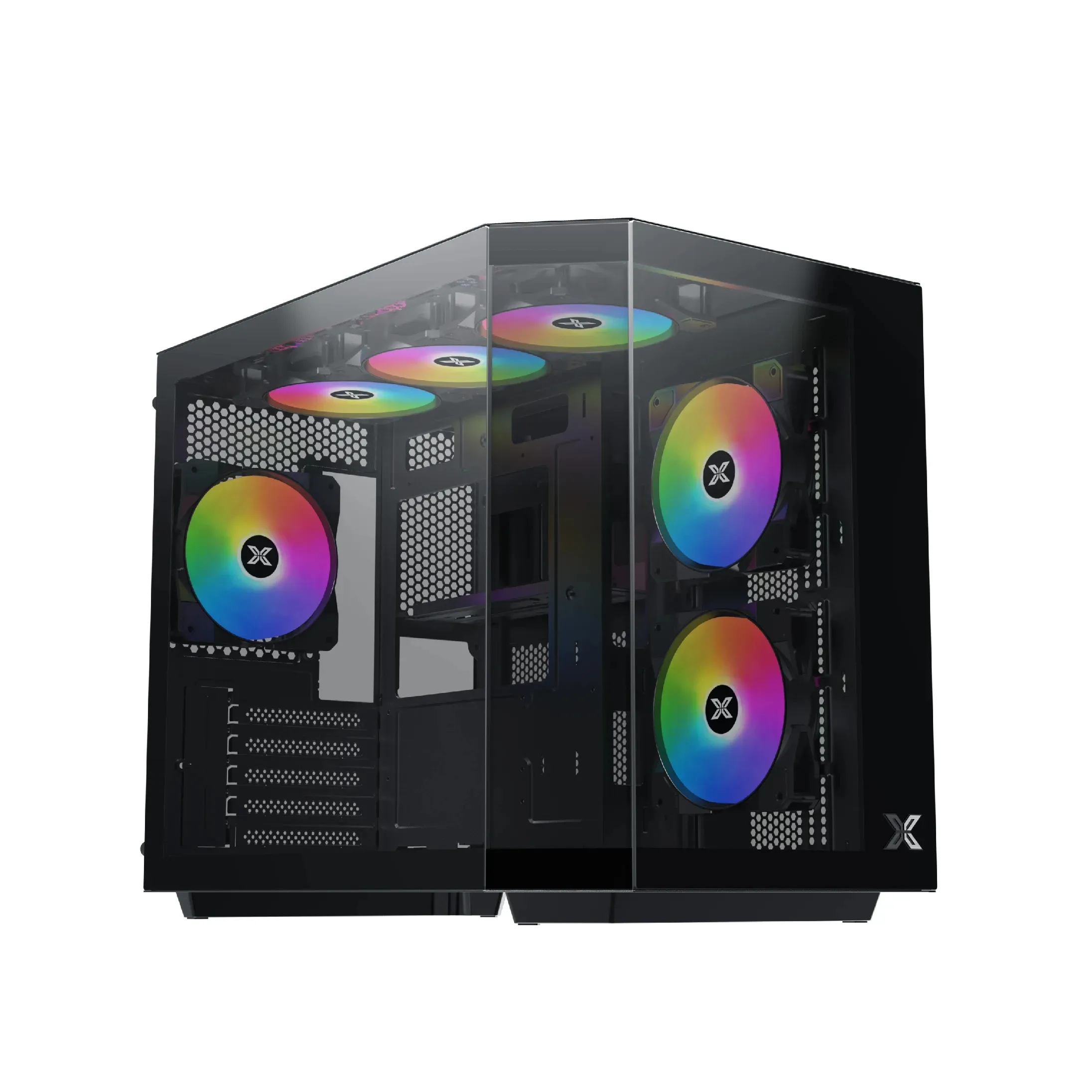 Xigmatek кутия Case mATX - Cubi M - 6 ARGB Fans