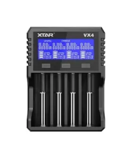 Зарядно устройство за NIMH/LiIon батерии 4 гнезда LCD дисплей USB VX4 SET