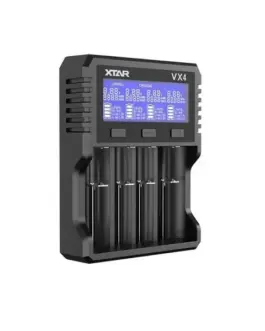 Alternative view of Зарядно устройство за NIMH/LiIon батерии 4 гнезда LCD дисплей USB VX4 SET  XTAR
