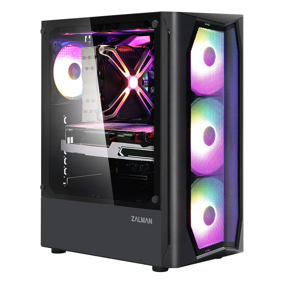 Zalman кутия за компютър Case ATX - N4 - RGB, Tempered Glass - Image 263