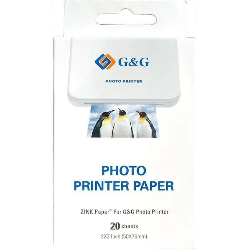 ДЖОБЕН ФОТО ПРИНТЕР - POCKET PHOTO PRINTER ZINK - G&G - PN GG-PP023 - Image 284