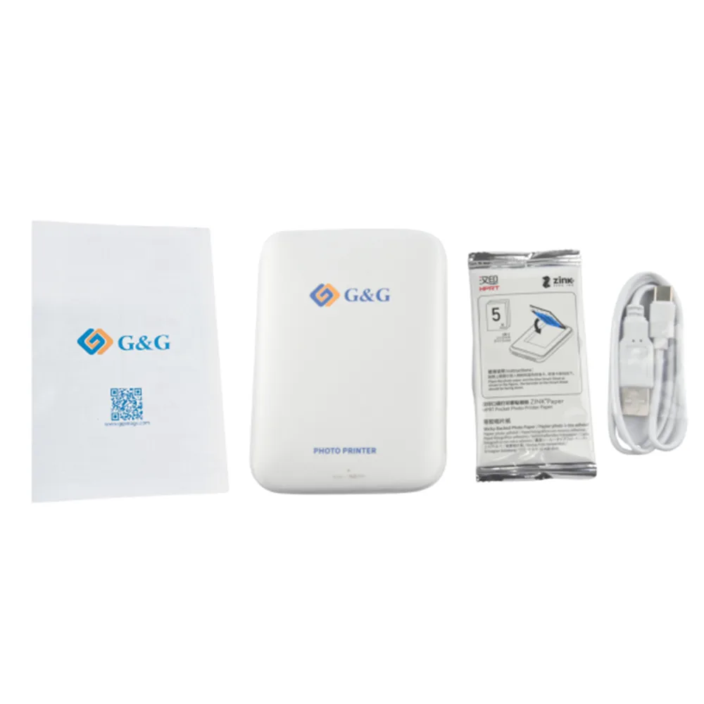 ДЖОБЕН ФОТО ПРИНТЕР - POCKET PHOTO PRINTER ZINK - G&G - PN GG-PP023 - Image 303