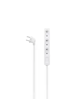 HAMA Разклонител 3-гнезда 25 м бял