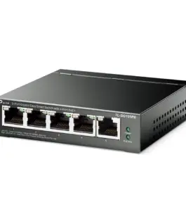 Комутатор TP-Link Gigabit Easy Smart TL-SG105PE 5-портов с 4 PoE+ порта