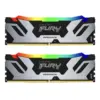 Памет за компютър Kingston Fury Renegade Silver RGB 96GB(2x48GB) DDR5 6000MHz CL32 -