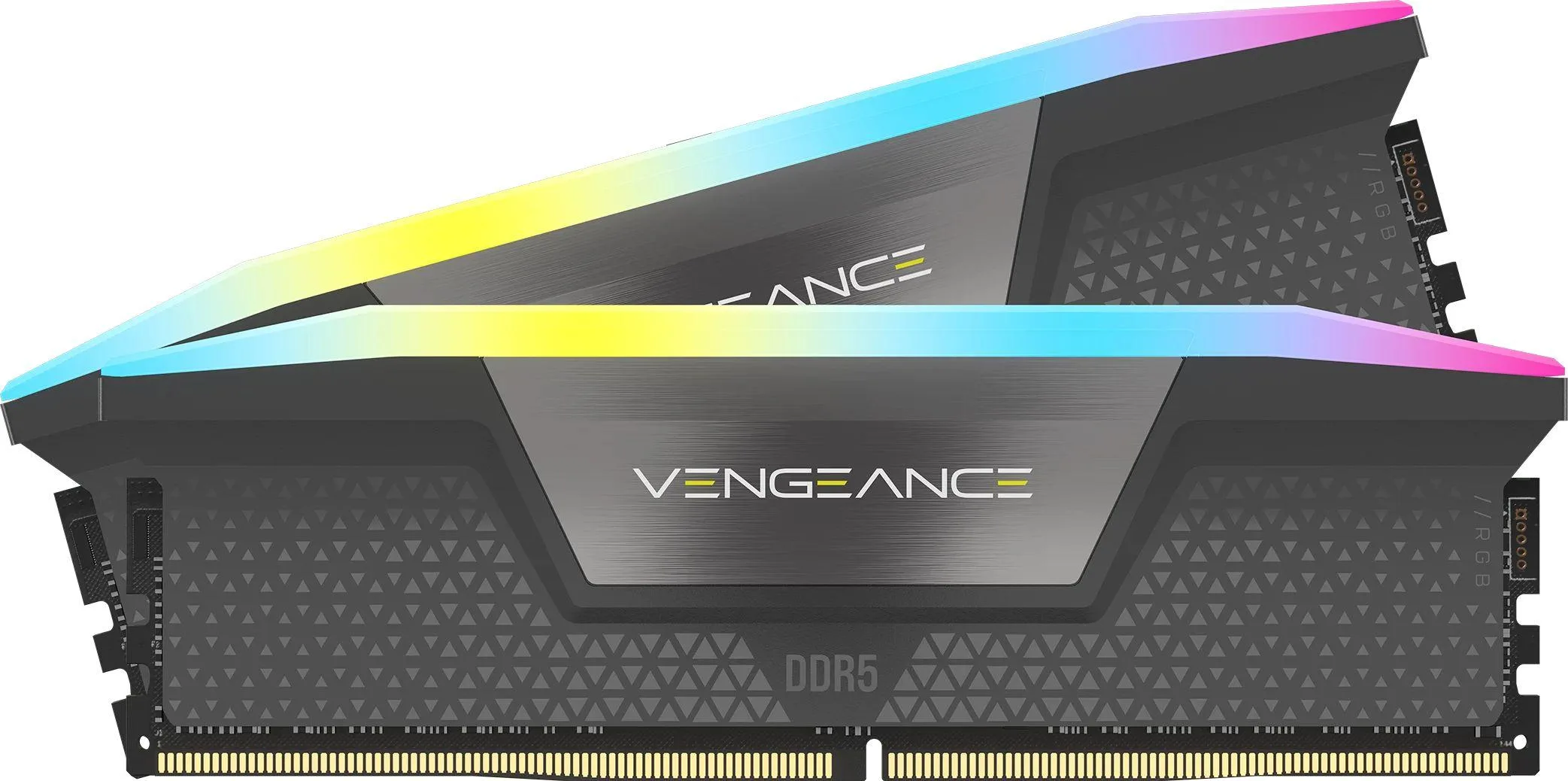 Памет за компютър Corsair Vengeance Gray RGB DDR5 64GB (2x32GB) 5600MHz AMD EXPO and Intel