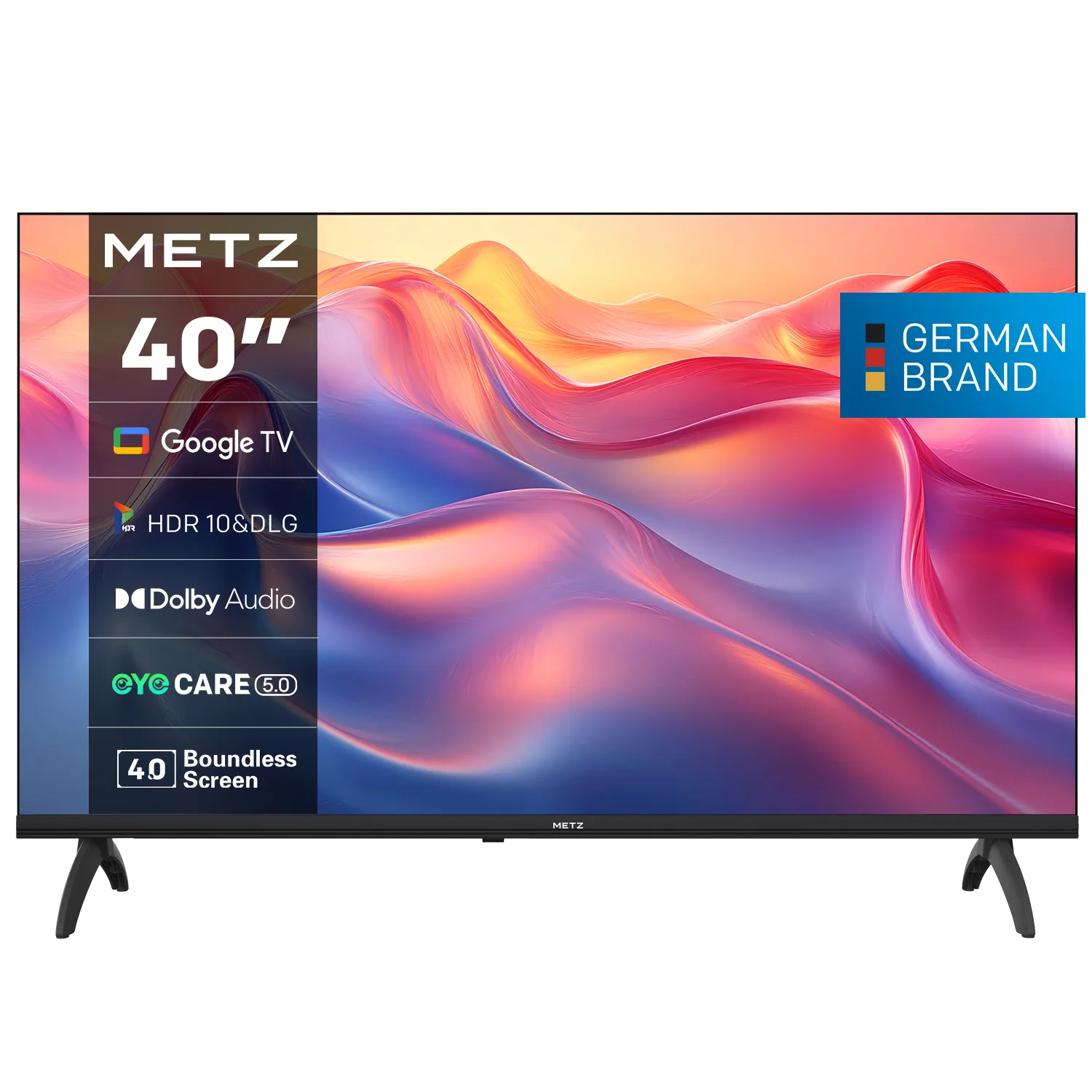 METZ Телевизор 40MTF6000Z 40" FullHD LED TV черен