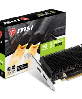 MSI видео карта GeForce GT 1030 OC 2GB DDR4 64BIT HDMI/DP