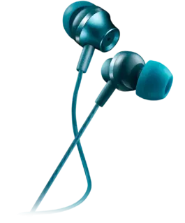 Слушалки CANYON Stereo earphones with microphone metallic shell 1.2M blue-green