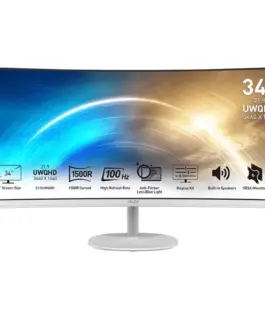 MSI Monitor 34 inches PRO MP341CQW CURVED/VA/UWQHD/100Hz