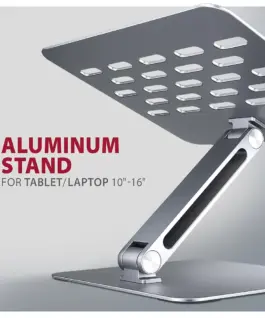 Alternative view of AXAGON STND-LQ HQ ALU stand fo r Лаптоп 10-16 adjustab