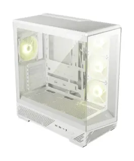 MSI Case MAG PANO 130R PZ бял Tempeчервен glass