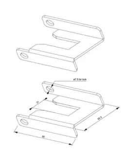 Alternative view of Neomounts ABL-875 SAFETY HOLDER THE ROLLERS черен