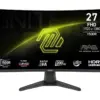 MSI Monitor 27 inches MAG 276CF E20 LED/FHD/Curved/200Hz/черен