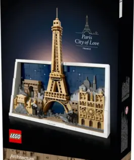 Alternative view of LEGO Blocks Architecture 21064 Paris - City of Love