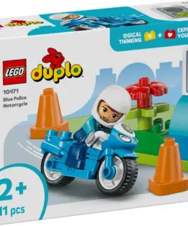 LEGO Blocks DUPLO 10471 син Police Motorcycle