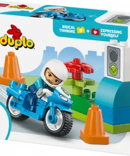 Alternative view of LEGO Blocks DUPLO 10471 син Police Motorcycle
