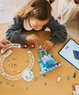 Alternative view of LEGO Blocks Disney 43281 Elsas Ice Castle & Snow Ride Adventure