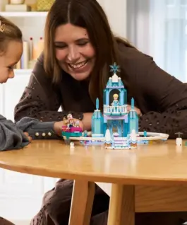 LEGO Blocks Disney 43281 Elsas Ice Castle & Snow Ride Adventure