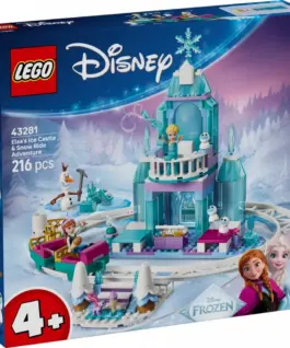 LEGO Blocks Disney 43281 Elsas Ice Castle & Snow Ride Adventure