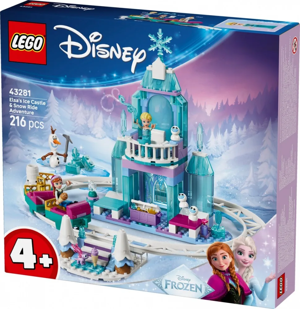 LEGO Blocks Disney 43281 Elsas Ice Castle & Snow Ride Adventure - Image 5