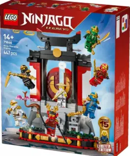 Alternative view of LEGO Ninja Character Display 15th Anniversary
