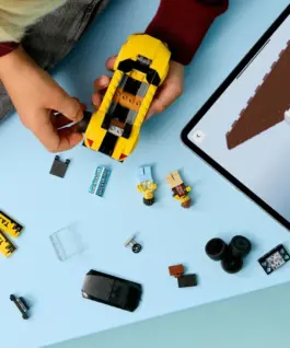 Alternative view of LEGO Blocks City 60487 жълт Taxi