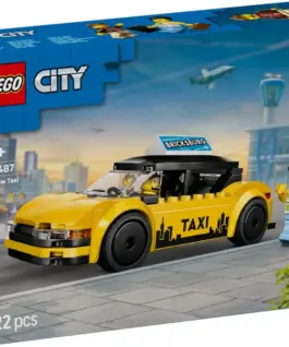 LEGO Blocks City 60487 жълт Taxi