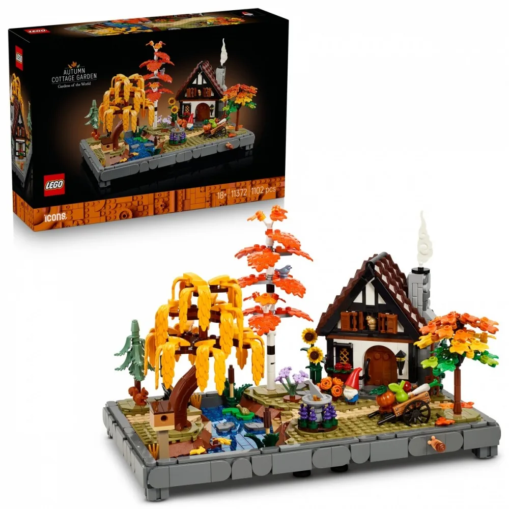 LEGO Blocks Icons 11372 Autumn Cottage Garden - Image 4