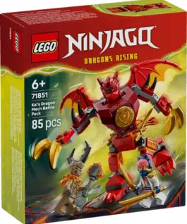 LEGO Blocks Ninjago 71851 Kais Dragon Mech Battle Pack