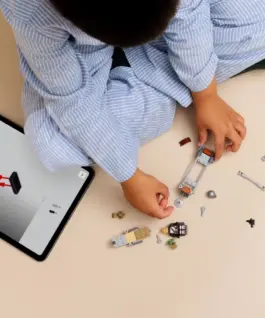 Alternative view of LEGO Blocks Star Wars 75436 The Mandalorian and Grogus Speeder Bike