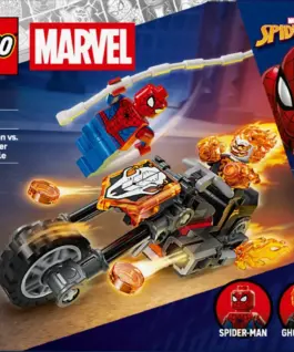 LEGO Blocks Super Heroes 76335 Spider-Man vs. Ghost Rider Motorcycle