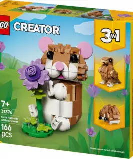 Alternative view of LEGO Blocks Creator 31376 Cute Hamster with a Flower