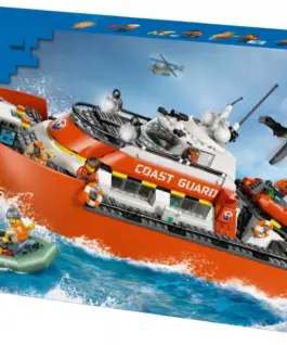 Alternative view of LEGO Blocks City 60504 Coast Guard Rescue Boat and amp: Helicopter