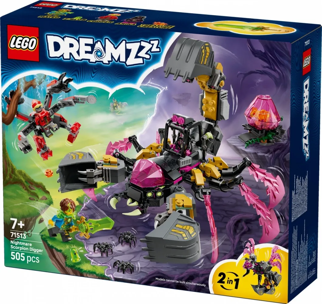 LEGO Blocks DREAMZzz 71513 Nightmare Scorpion Digger - Image 5
