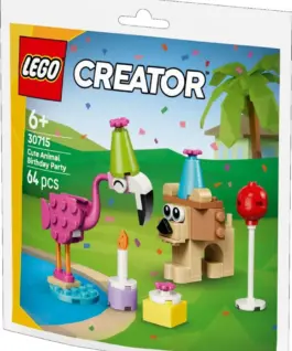 Alternative view of LEGO Creator Blocks 30715 Cute Animal Birthday Party