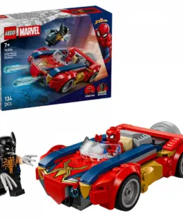 Alternative view of LEGO Blocks Super Heroes 76336 Spider-Man Car vs. Venomized Wolverine