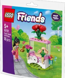 Alternative view of LEGO Blocks Friends 30721 Flower Stand with Roses