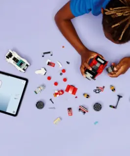 Alternative view of LEGO Blocks Sonic 77118 Silvers Car vs. Knuckles Monster Truck