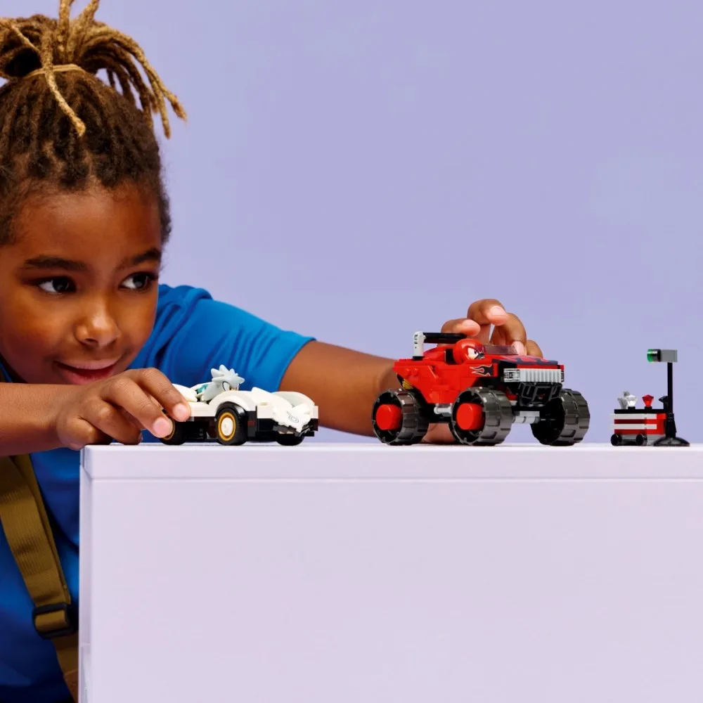 LEGO Blocks Sonic 77118 Silvers Car vs. Knuckles Monster Truck - Image 3