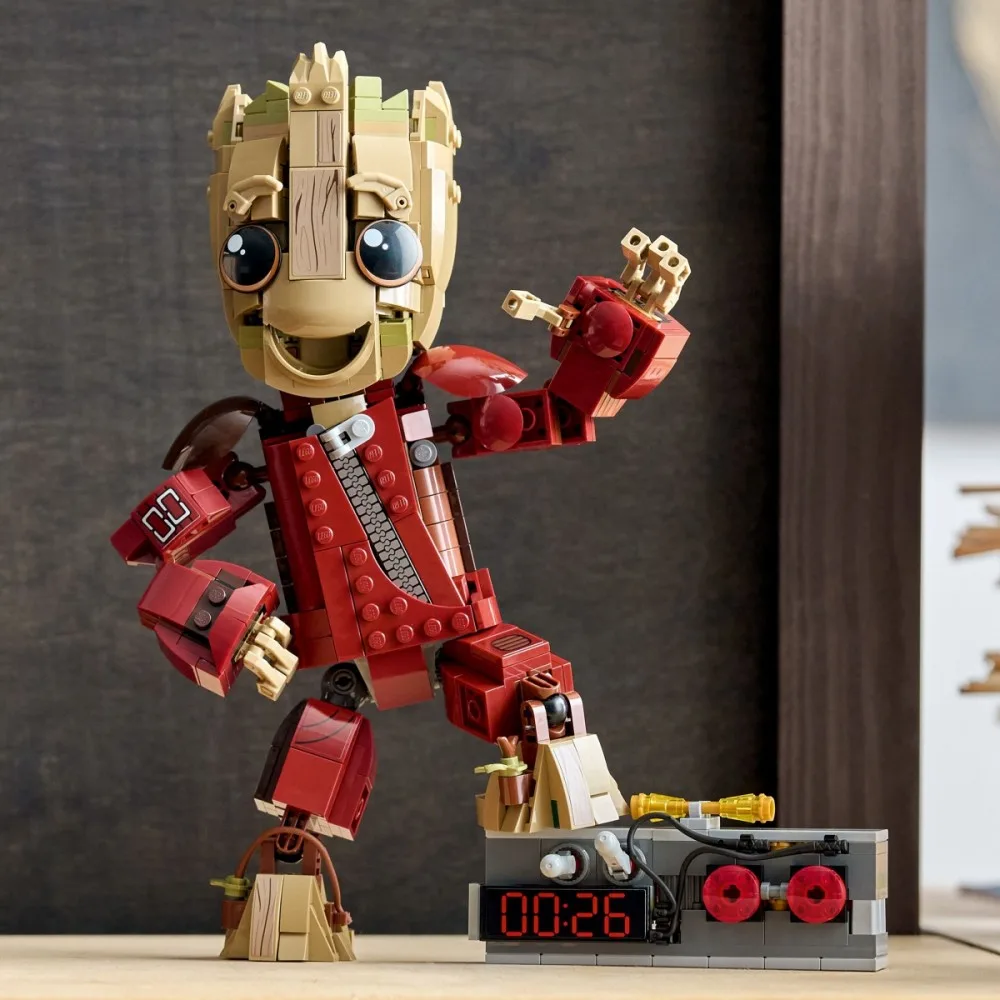 LEGO Blocks Super Heroes 76341 Ravager Jumpsuit Groot - Image 5