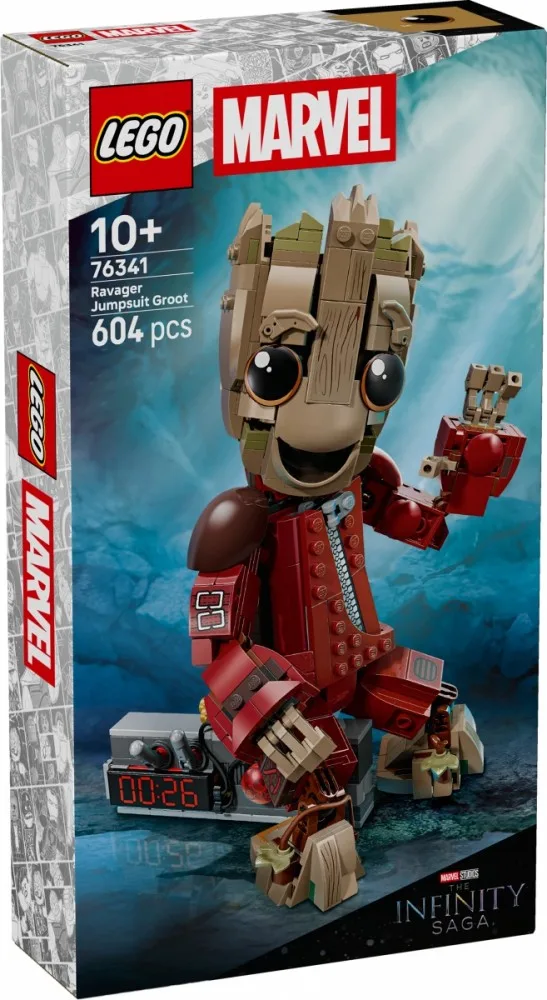LEGO Blocks Super Heroes 76341 Ravager Jumpsuit Groot