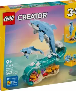 LEGO Blocks Creator 31385 Sea Animals: Beautiful Dolphins