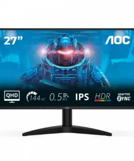 AOC Monitor Q27B36X 27-inch IPS 144Hz HDMI DP