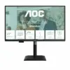 AOC Monitor Q27P4CV 27 инча IPS 120 Hz HDMI DP RJ45 USB-C Pivot Głośniki