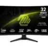 MSI Monitor MAG MAG 321CQF E18 31.5 inch LED/WQHD/LED/Curved/180Hz/черен
