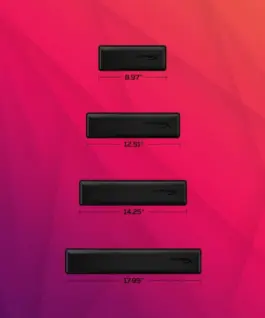 HyperX Wrist Rest – клавиатура Full Size – 4P5M9AA