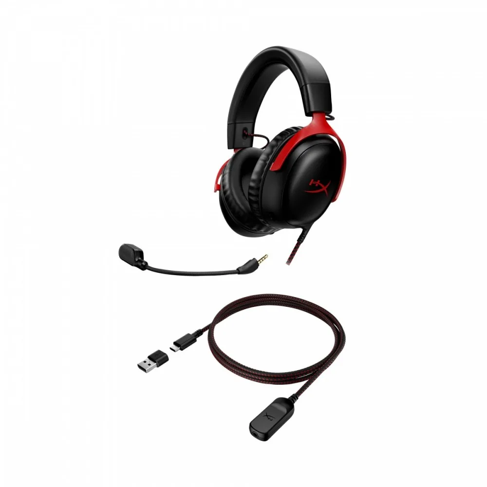 HyperX HeadSet CloudX III BLK/червен Gaming - 727A9AA - Image 5