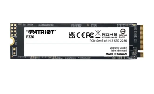 Patriot SSD 512GB P320 PCIe M.2 Gen3 x4 NVMe 3000/2200MB/s